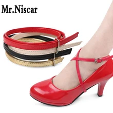 1 пара, дизайн, удобная обувь из лакированной кожи, шнуровка на лодыжке, ремень на высоком каблуке, завязывающая Пряжка для шнурков, аксессуары для обуви, 13 цветов