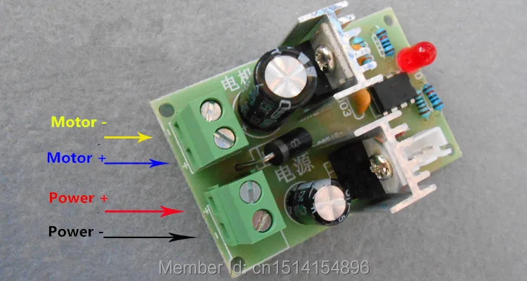 12V-36V Pulse Width PWM DC Motor Speed Regulator Controller Switch 12V 24V 3A 