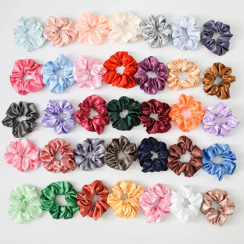 Best Value and Cheap Hair Ring Pin Suit Bands Small Adorn Article Girls pure color hair rings adorn beautiful women's |