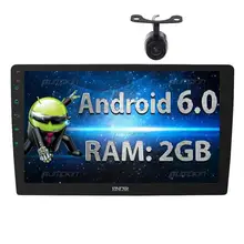 10.1” Double Din Android Car Navigation Stereo Quadcore Car GPS Auto radio Head Unit Support FM/RDS Radio WIFI BT+Backup Camera