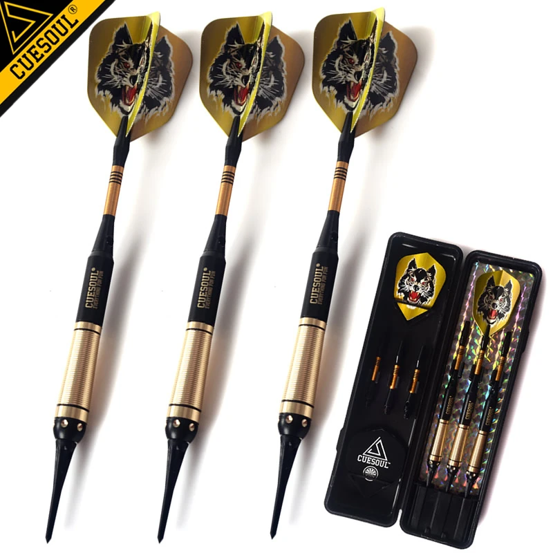 

CUESOUL Professional Electronic Soft Tip Darts 18g 15cm Darts With Alloy Alu Dart Shaft Electronic Needle Dart