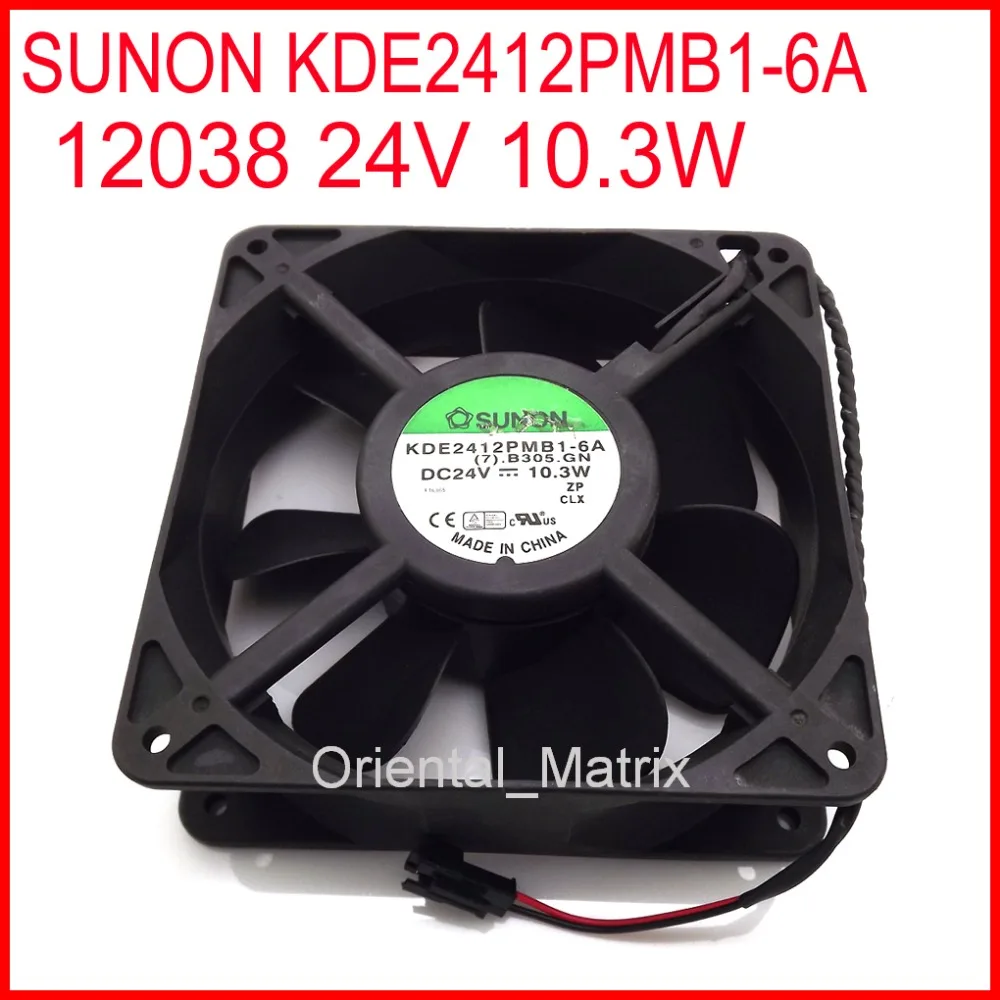 Kde2412Pmb1-6A 24 V 10.3 W 12038 Pin 120*120*38Mm Del Dispositivo Di Raffreddamento Del Ventilatore Inverter