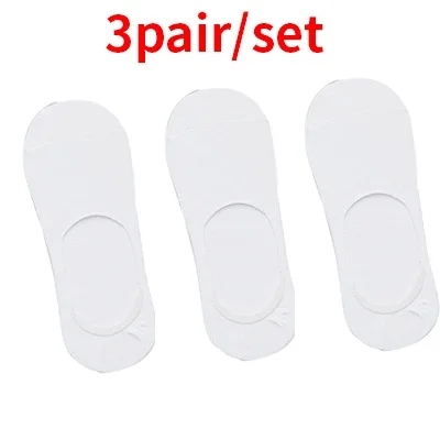 3pair style8 2/3Pairs Summer Men Socks Breathable Casual Boat Socks Male Invisible Socks Slippers Low Cut Socks No Show Non-slip Calcetines - Цвет: 3pair style8