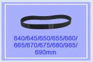High Quality 5m timing belt