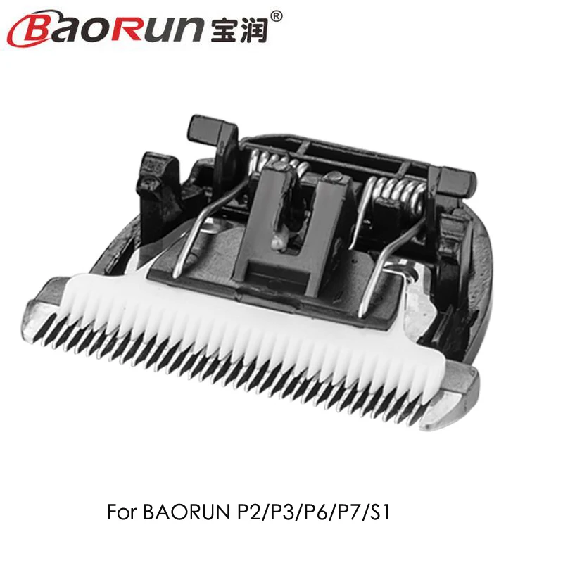 

Pet Clipper blade Dog Hair trimmer blade original Ceramic Knives Titanium head for Baorun S1 P2 P3 P6 P7