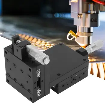 

High Accuracy Linear Motion Sliding Table Aluminum Alloy Lift Linear Motion Manual Stage Tuning Slide Table 60*60mm