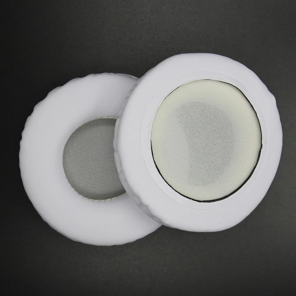 White Ear Pads 70mm Foam Cushions for Audio-Technica ATH-SJ5 ATH-SJ55 ES7 Headphones (3)