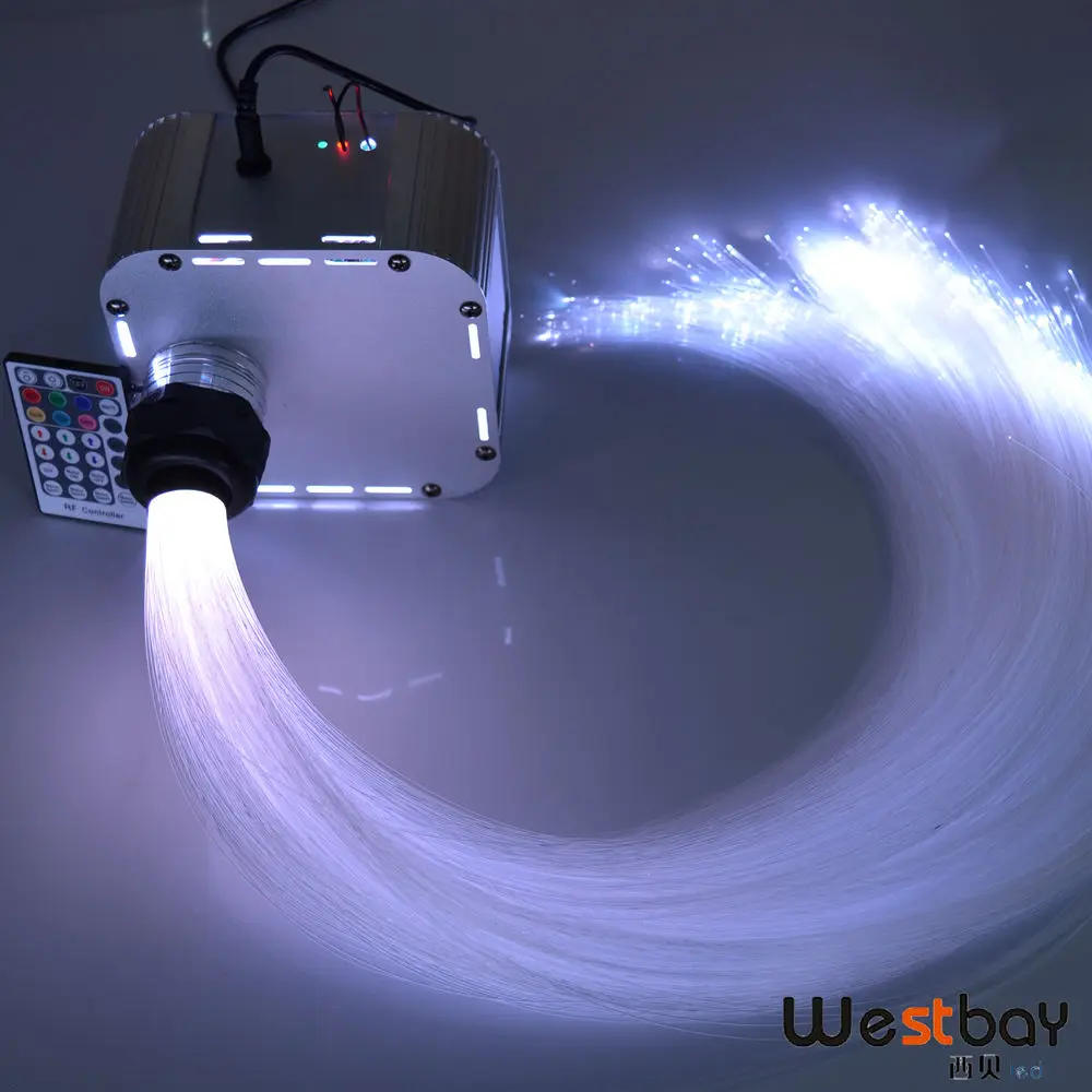 Westbay 32 Вт RGB 4 уровня скорости Мерцающий СВЕТОДИОДНЫЙ волоконно оптический