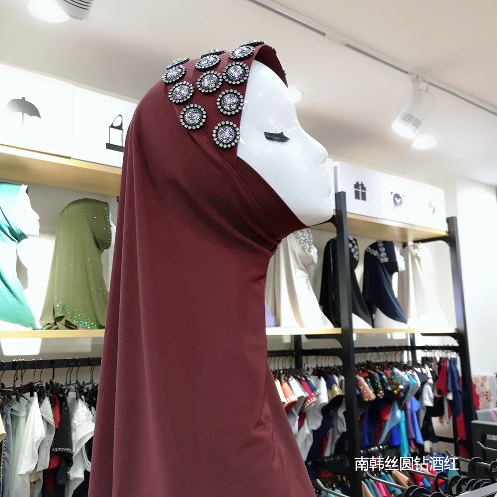 2018 Новый банданы модал мода мусульманских одноцветное шарф Мусульманский Хиджаб