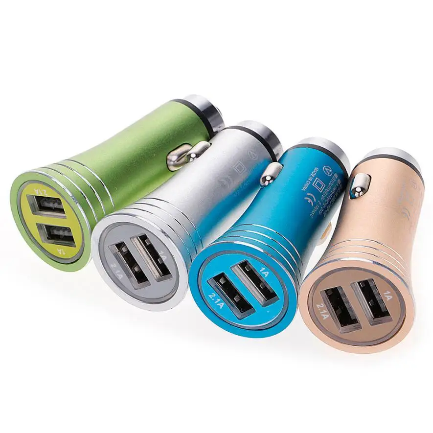 

2019 Top sale New Universal 5.0V 2.1A/1A Dual USB 2.1A Car Charger Fast Charging Adapter For Smartphone for Samsung for iphone