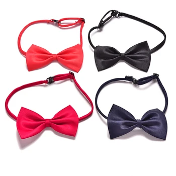 

Cute Children Adjustable Accessories Kids Boys Bow Tie Solid Color Bowknot For Wedding Lovely Tie Children