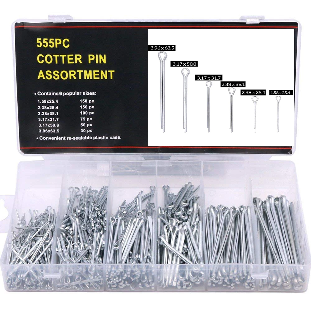 Business, Office & Industrial Fastening Pins 555Pcs Split Pins Split
