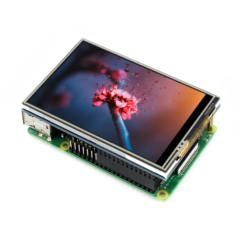 Waveshare 480x320, 3,5 дюймовый сенсорный экран планшета TFT lcd предназначен для Raspberry Pi, 125MHz высокоскоростной SPI