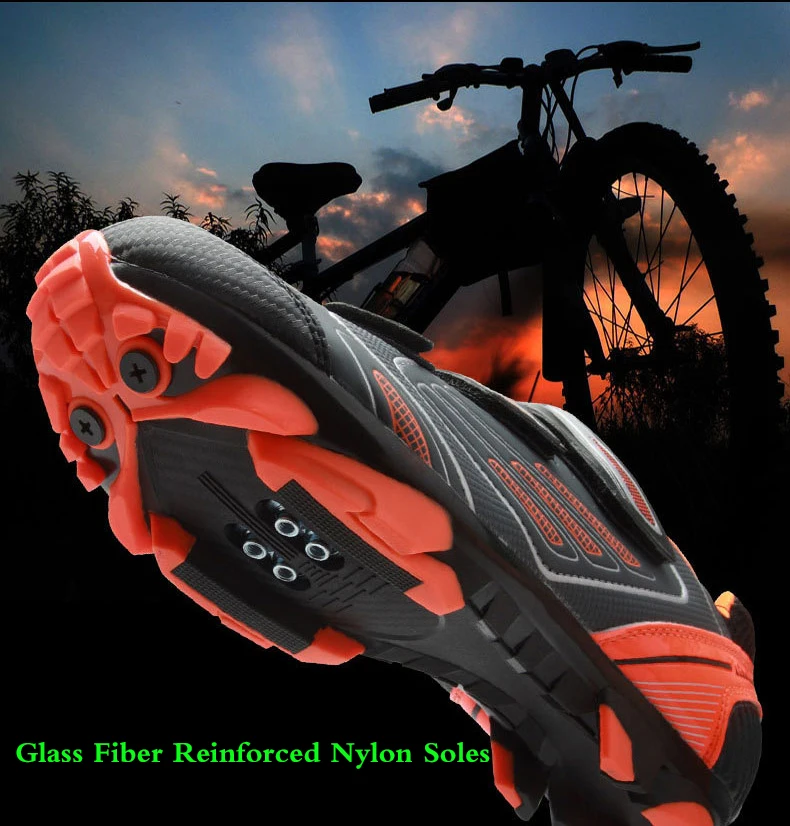 TIEBAO NEW High Quality Men Mountain Bike Shoes Self-Locking Bicycle Bike Cycling Shoes Racing Athletic Mtb Cycling Shoes