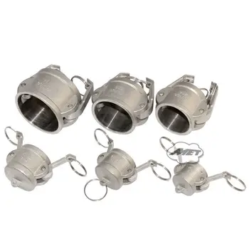 

1pcs 1/2" Type DC Dust Cover Trash Pump Adapter Dust Cap Cam Groove Fitting for 1/2" Camlocks Stainless Steel 316 Max 250 psi