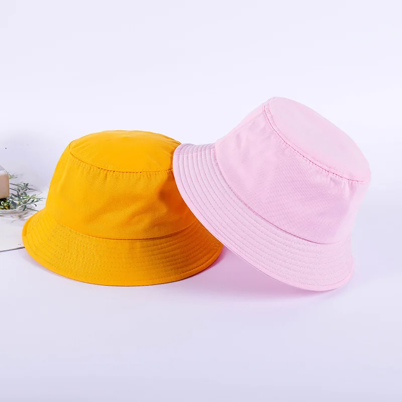 Летний корейский светильник, одноцветная модная Рыбацкая шляпа для мужчин и женщин, индивидуальная уличная шляпа от солнца