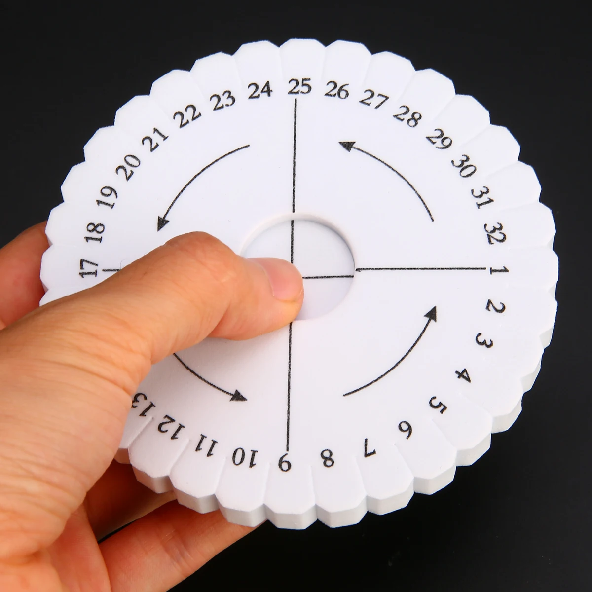 2PCS 10cm Kumihimo Beading Cord Disc Round Disk Braiding Plate DIY Braided EVA White Circular Knitting Machine Tool