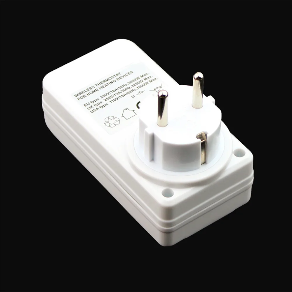 Wireless LCD Remote Control RF Plug In Thermostat Hydroponic KIT -CCRC30F-KIT EU/US/UK Plug