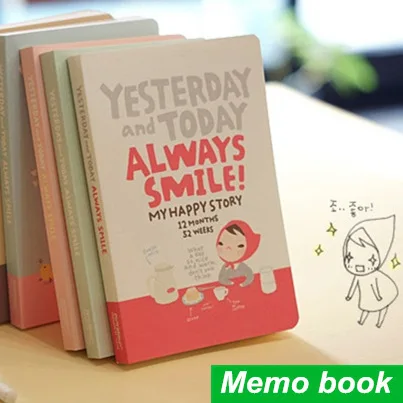 cute notebook red hat girl agenda week plan diary day planner day planner journal