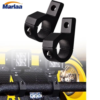 

Marlaa Roll Bar Mount 1" 1.25" Horizontal Bull Bar Clamp Led Light Bar Mounting Brackets For UTV Light Bar Led Tube Clamp