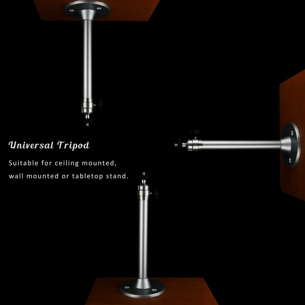 360degree Wall Mount Projector Hanger Aluminum Tripod 2kg 22CM Capability Metal Mounting For Mini Projector Camera Accessories