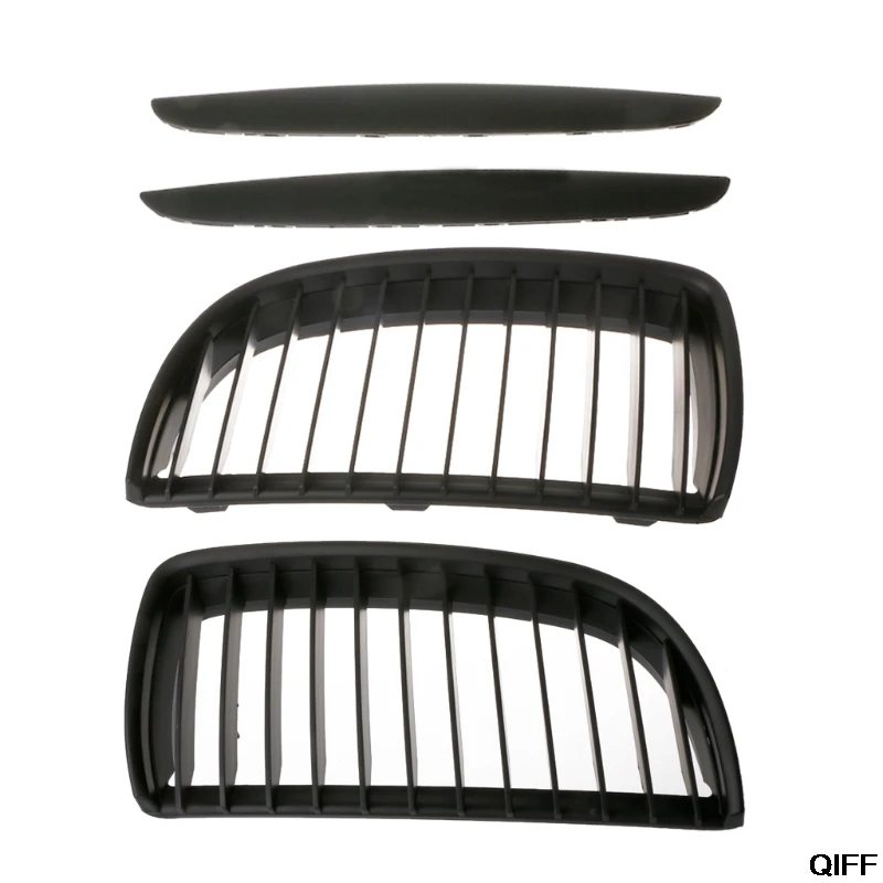 

Dumb black Front Kidney Grill Grilles For BMW E90 E91 Saloon 2005-2008 4D May06