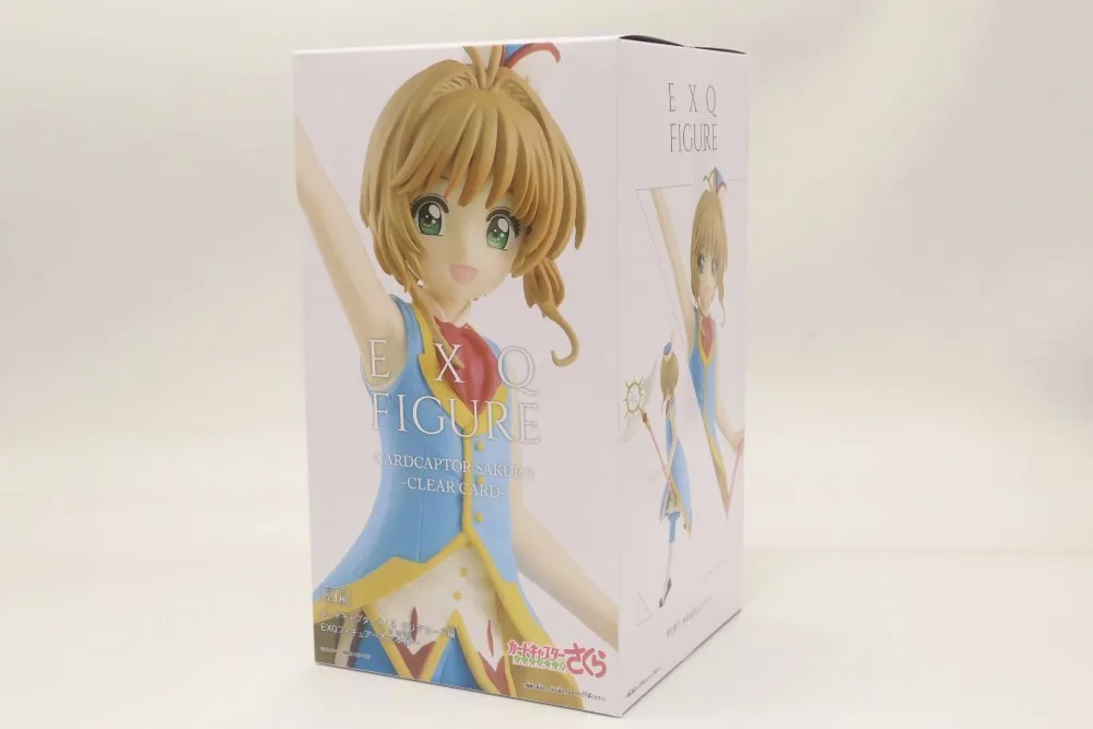 Аниме 22 см карта Captor Sakura clear Card ed EXQ фигурка Kinomoto игрушки Фигурки Модель Куклы