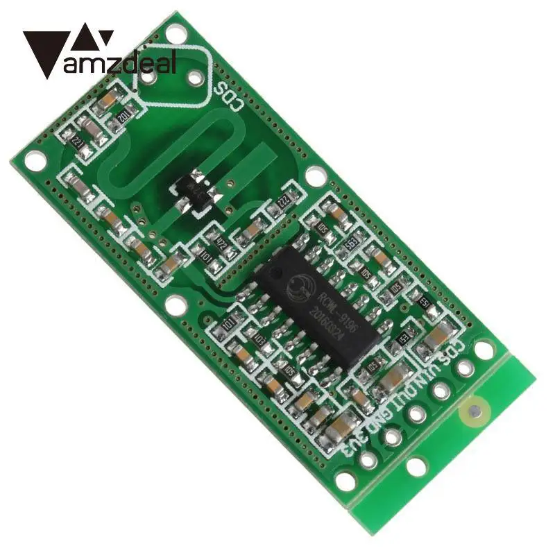 

amzdeal RCWL-0516 Microwave Radar Sensor Human Inductions Board Switch Module 4-28V 5-7M