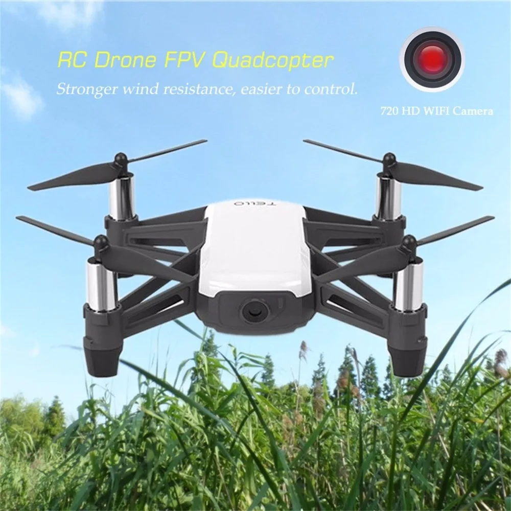 

RC Drone FPV Quadcopter With 720 HD WIFI Camera Fail Safe Quadrocopter with Coding Education Auto Take Off/Landing Helicopter