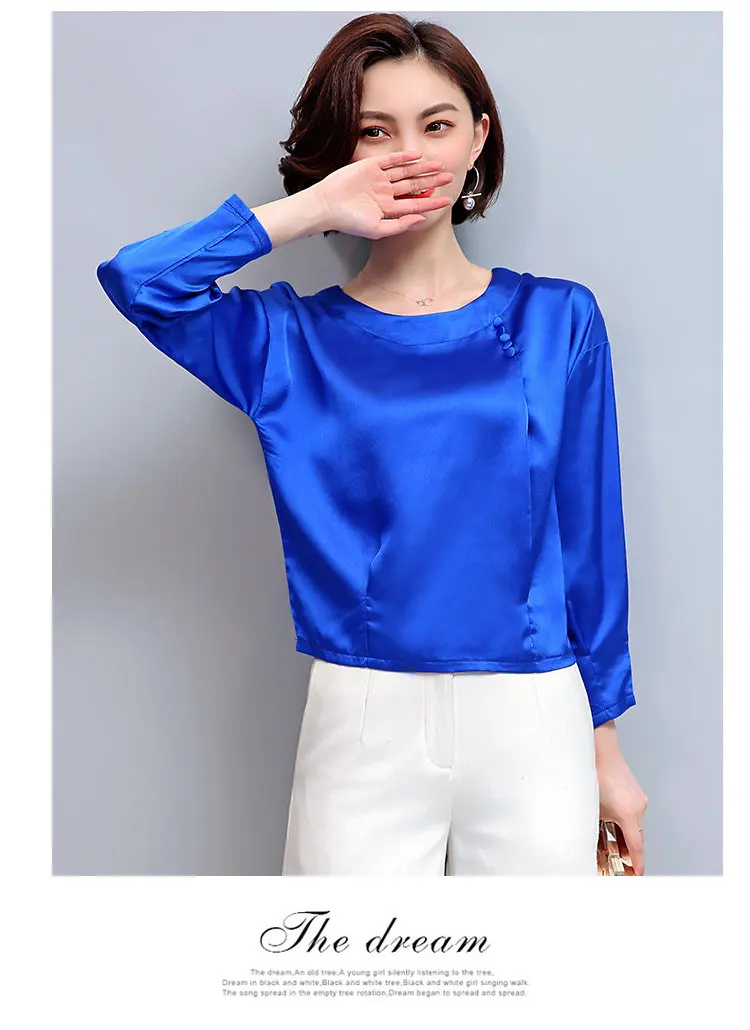 7 Colors New Winter Autumn Slik Blouse Women 2019 Long Sleeve Plus Size Shirts Femme Tops Fashion Casual Chiffon Blusas Mujer (17)