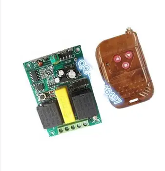 

AC 220V 10A 2CH 1000W Motor 2CH AC220V 10A High Power forward/reversal Remote Control Switches System for door curtain