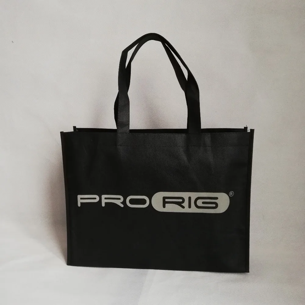 500 шт/лот подарок многоразовые нетканые хозяйственные сумки на заказ Печать фирменный логотип компании рекламный подарок большая хозяйственная сумка для выставки