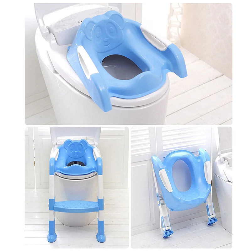 

Foldable Baby Potty Training Seat Children's Potty Baby Toilet Seat with Adjustable Ladder Hot Sale