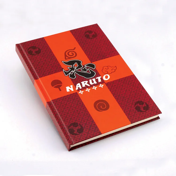 

Naruto cosplay notebook Anime Village Hidden The Leaves cartoon logo pocketbook Collectible Exquisite free shipping