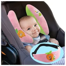 Милый мультфильм От 0 до 3 лет подголовник автомобиля Подушка Детское Автокресло подушки шеи с глаз синий оттенок розовый детский подушка