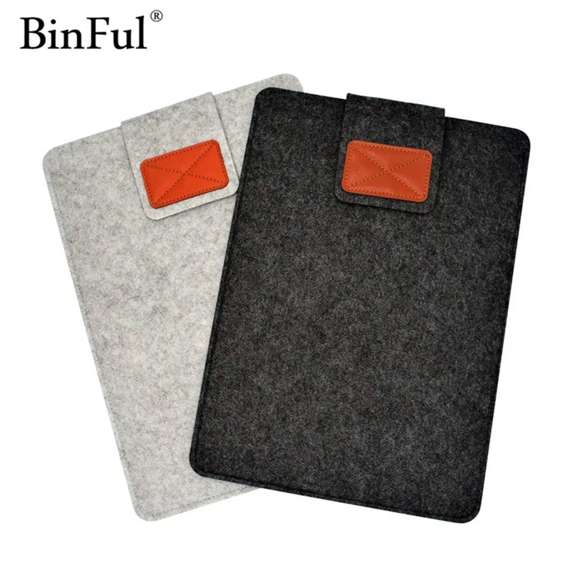 Мягкий чехол BinFul для Macbook Air pro Retina 11 12 13 15 17 ноутбука iPad 1/2/3/4 Pro 9 7 нового 2017/2018|soft sleeve