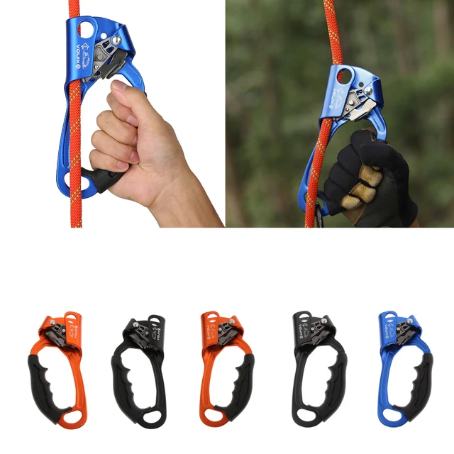 Buy MagiDeal Right/Left Hand Ascender Climbing Rope Ascender Rappelling Rock