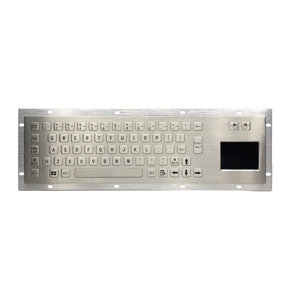 

Metal Keyboard Touchpad Touch Pad With Trackpad Rugged Kiosk Keyboard Manufacturer Waterproof Touch Screen Membrane Keypad