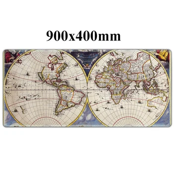 

Mouse Pad Grand Office Gaming Mousepad Dest Keyboard Mat for Tablet PC Tapis De Souris Map of World