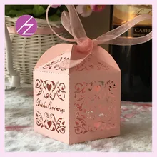 100 шт./лот Свадебные украшения коробка для шоколада конфет коробки Лазерная резка Подарочная коробка для свадебной индивидуальные имена Отображение времени и даты с лентой