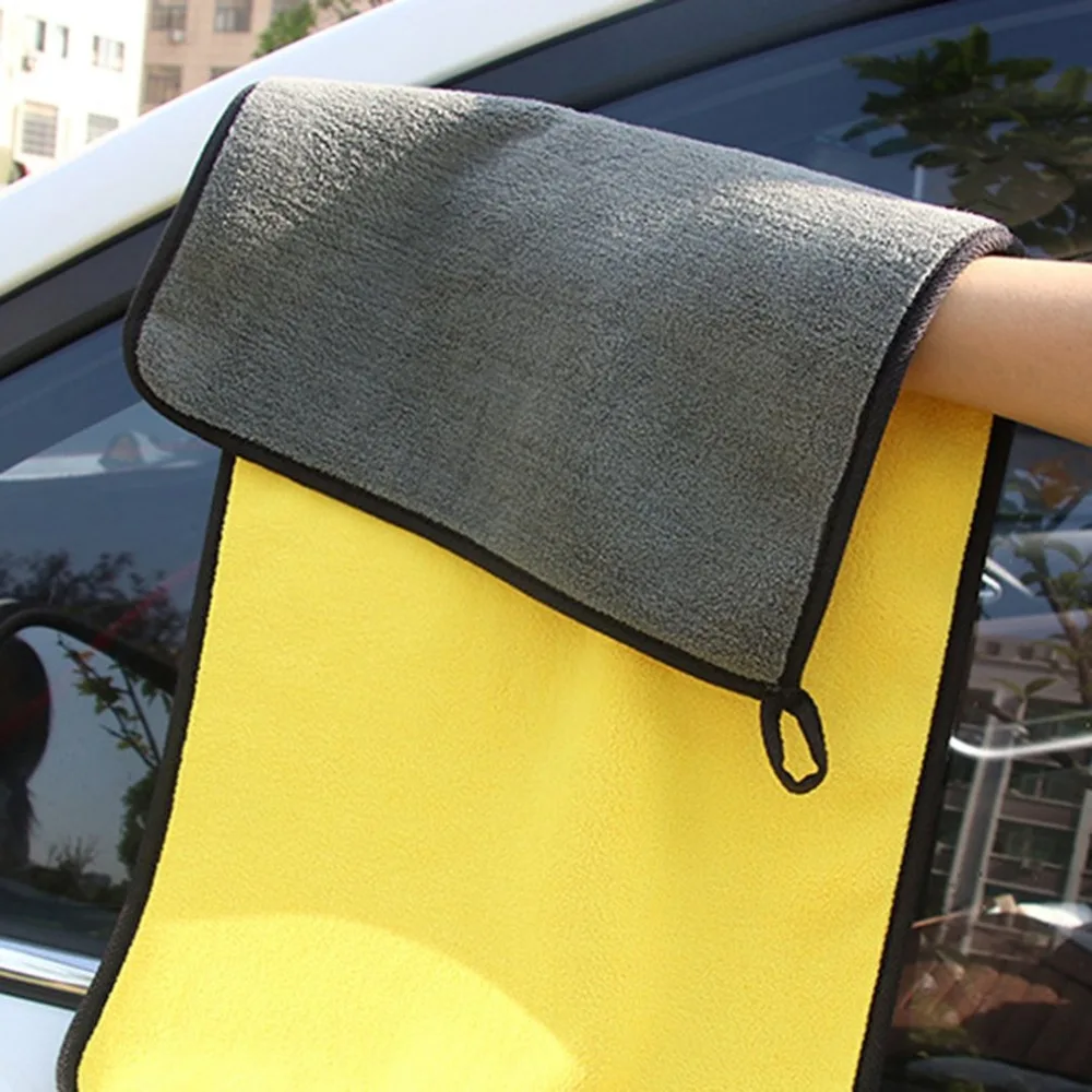 

Thick Plush Car Cleaning Cloths Microfiber Polishing Kitchen Furniture Cleaning Towels Double-dimensional Velvet Washing Towel