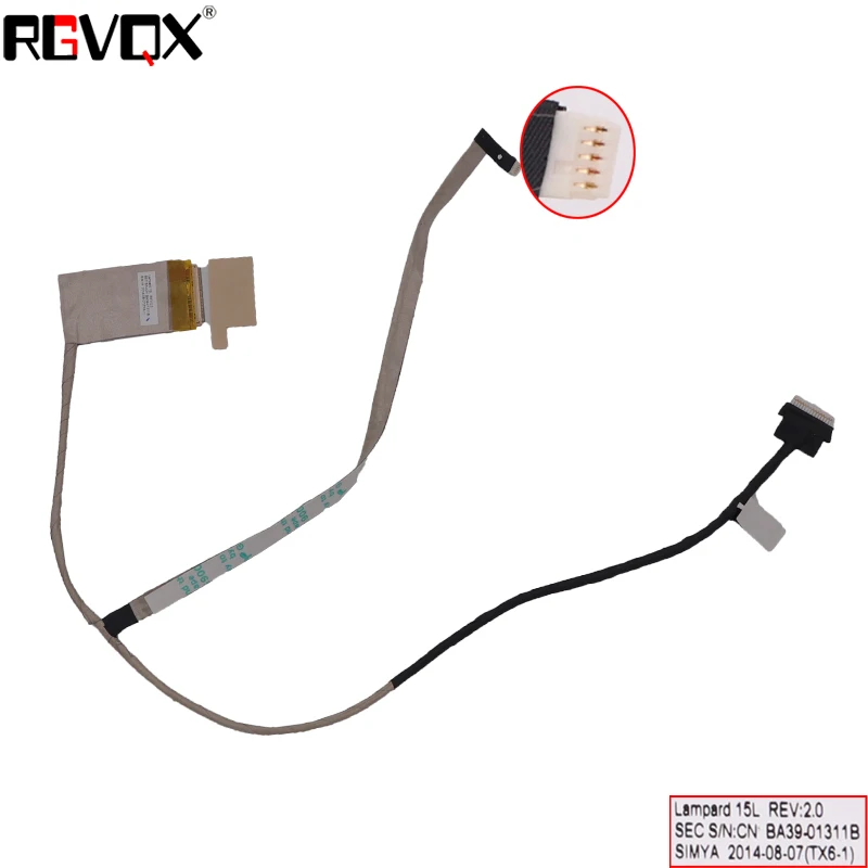 

New Laptop LCD Cable For SAMSUNG NP550p5c np300E5C np300E5V np270E5G PN: BA39-01311B Screen LVDS Connector