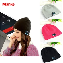 Free Shipping Soft Warm Earphone Hat Wireless Headphones Smart Cap Headset Speaker Mic Bluetooth Headset Hat Hot Selling
