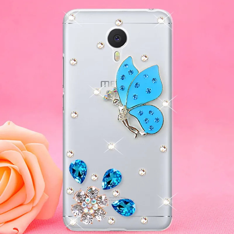 Glimlach-Case-Voor-Meizu-M3-Note-Case-voor-Meizu-M2-Note-Clear-hard-plastic-Blauwe-vlinder