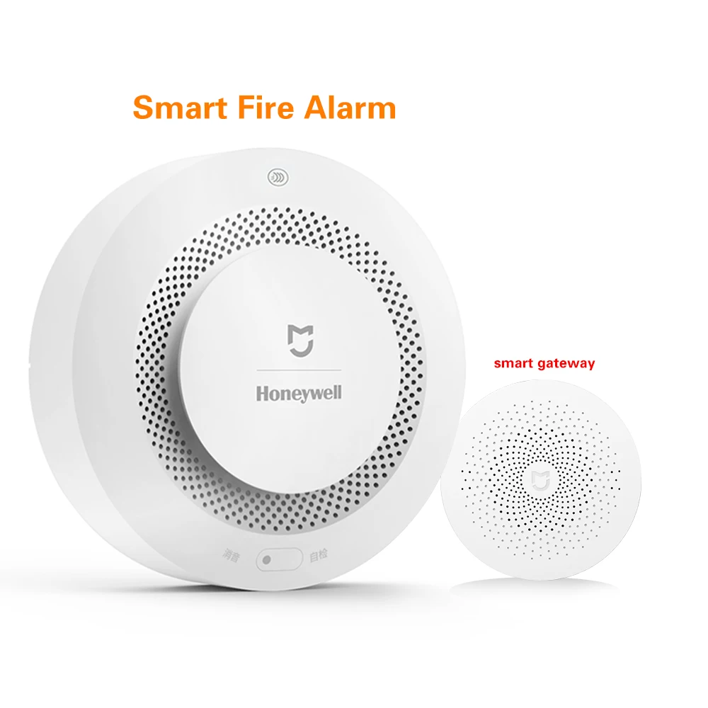 Оригинальный Xiaomi Mijia детектор пожарной сигнализации звуковой визуальный датчик