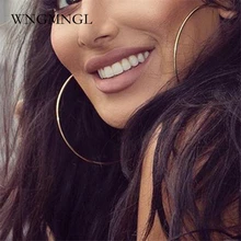 WNGMNGL 3Pair/Set Exaggeration Hoop Earrings Punk Statement Big Round Circle Earrings Gold Sliver Earrings jewelry For Women WNGMNGL 3Pair/Set Exaggeration Hoop Earrings Punk Statement Big Round Circle Earrings Gold Sliver Earrings jewelry For Women