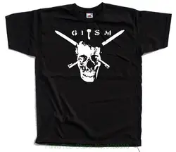 G. I. S. м. -Череп, японский хардкор-панк группа, плакат Футболка (черный) s-5xl