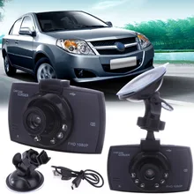2.4 “автомобиль-Стайлинг цифровой видеомагнитофон 120 градусов ЖК-дисплей двигателя DVR Камера Авто регистраторы Крушение видеокамеры ночь видения DC 12 В