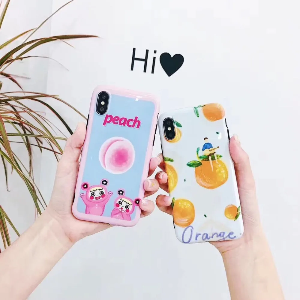 2018 Newest Fruit Phone Cases For iphone X 6 7 8 Plus Fashion Cute