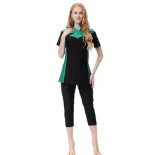 Мусульманский купальник размера плюс для женщин и девушек, Мусульманский купальник с полным покрытием, скромные исламские купальные костюмы